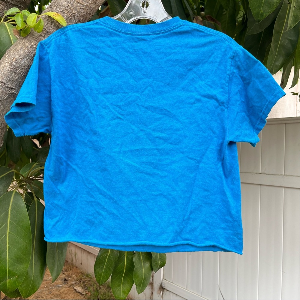 Disney Mickey Mouse & Friends blue graphic crop top t-shirt. - Picture 6 of 6
